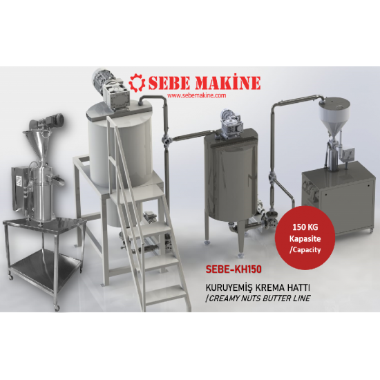 SEBE KH150 Kuruyemiş Krema Hattı